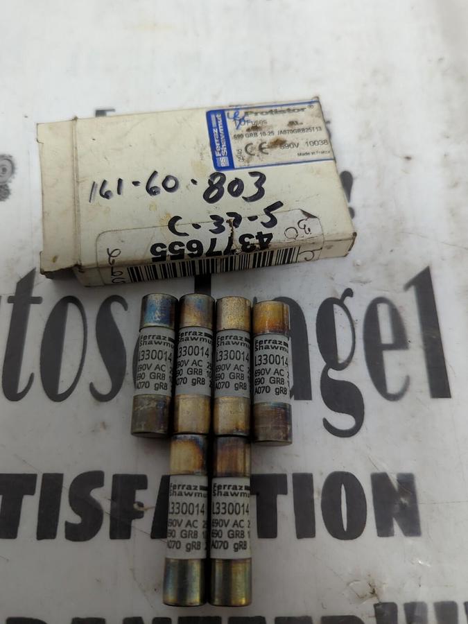 FERRAZ SHAWMUT,L330014,PROTISTOR FUSES 25A BOX OF 6 NOS