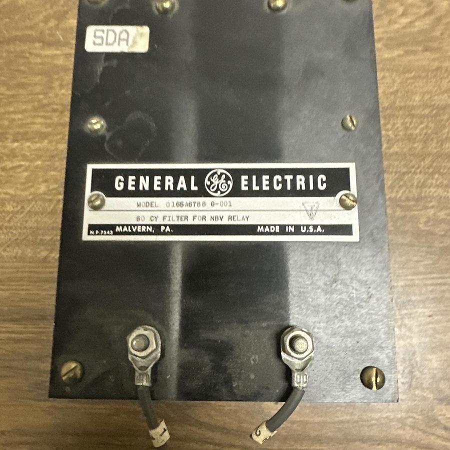 Used GE,0165A6788G-0011,60 Cy Filter for NBV Relay