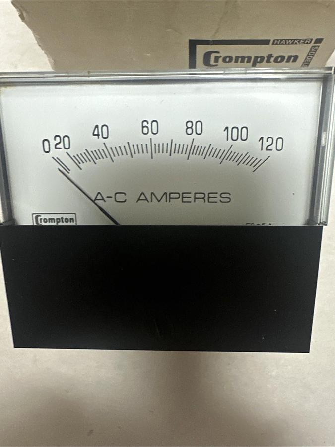 Crompton Instruments,213-02AA-LSXX,0-120 AC Amp Meter