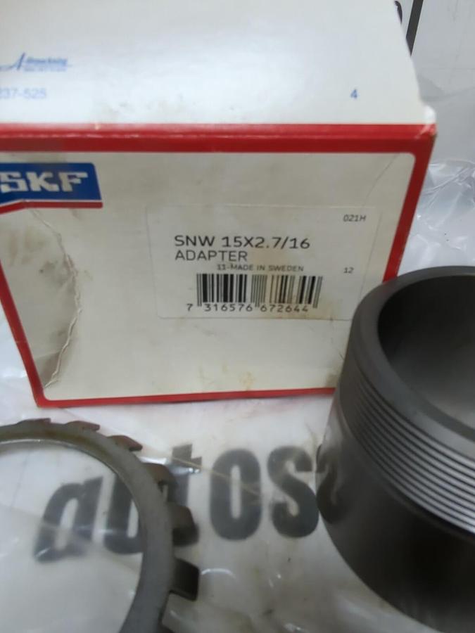 SKF,SNW 15X2-7/16 INCH,BEARING ADAPTER NOS