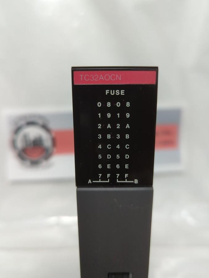 Used TOSHIBA,TC32A0CN,OUTPUT MODULE 100/110VAC 1 A PRE-OWNED