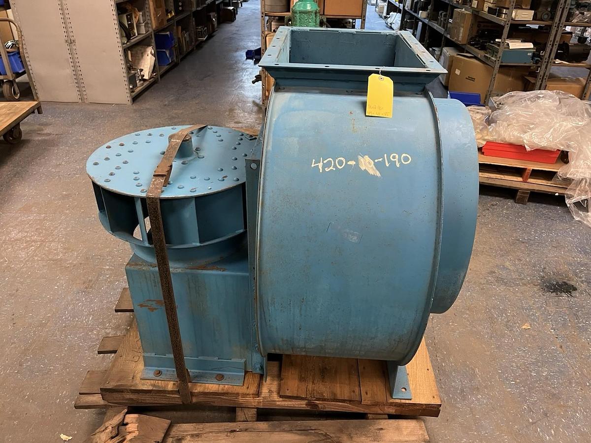 Used BUFFALO FORGE,SIZE 400,BL LIMIT LOAD CENTRIFUGAL FAN INLETS 1 CLASS 2