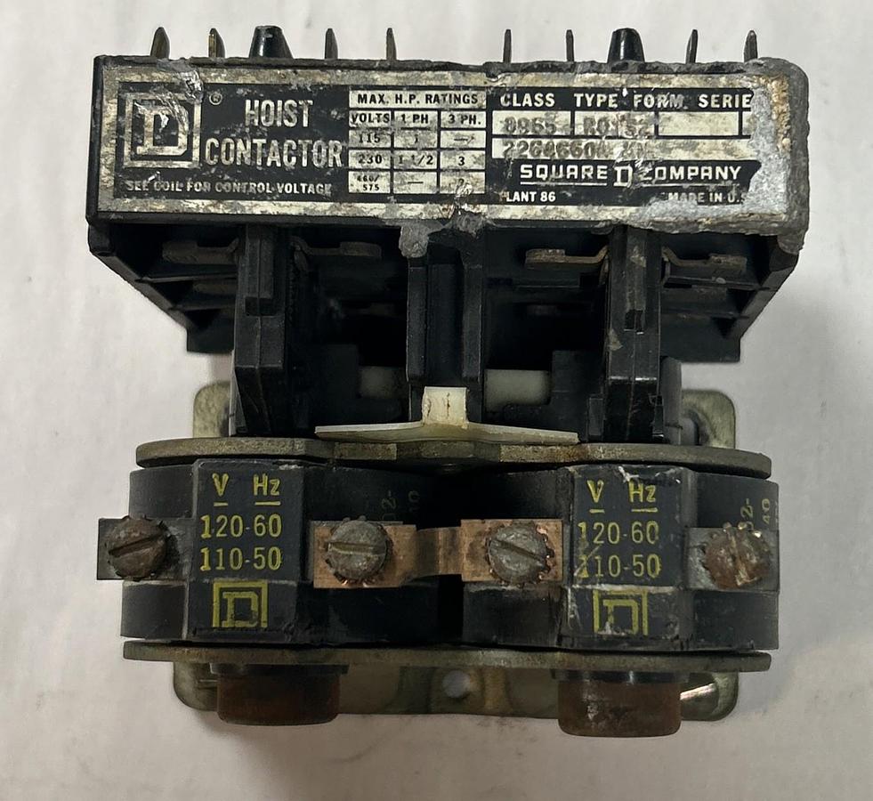 Used SQUARE D,8965R01S,HOIST CONTACTOR