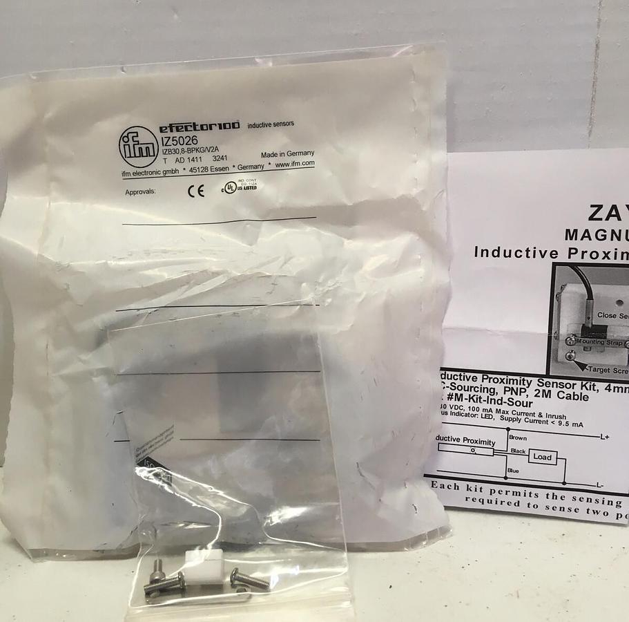 IFM Efector,1Z5026,100 Inductive Sensor