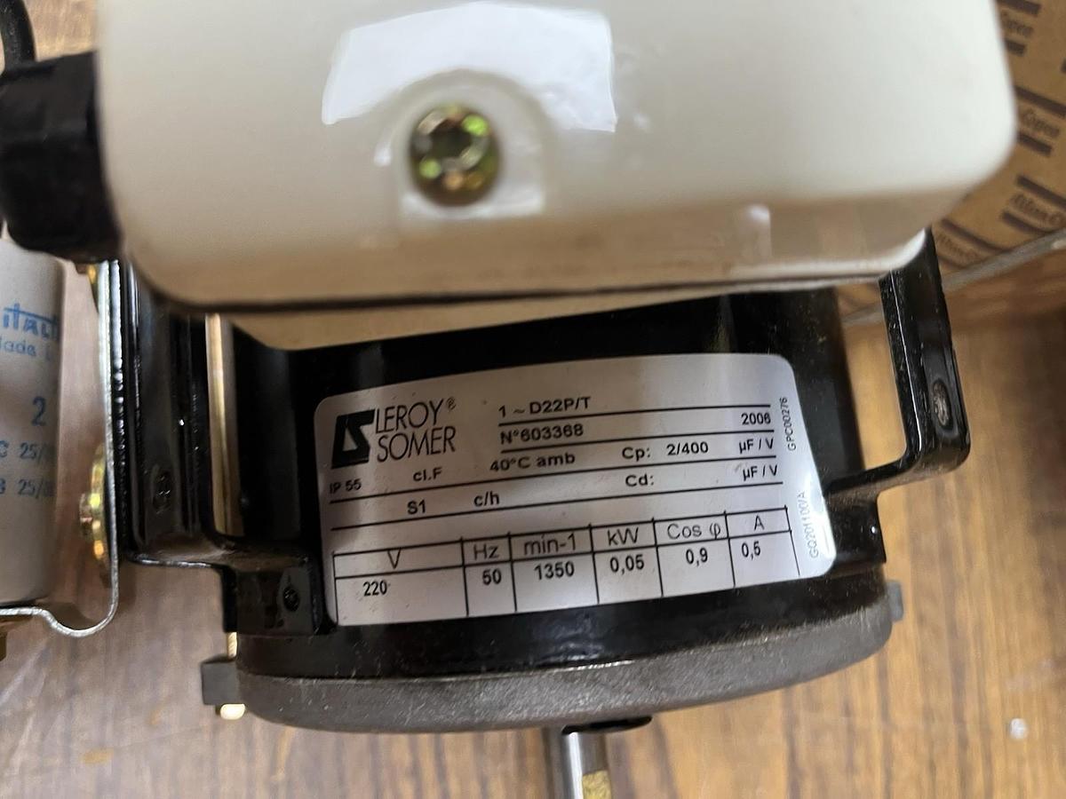 ATLAS COPCO LEROY SOMER,1080-3032-01,SINGLE PHASE MOTOR .05kW 220V 1350RPM