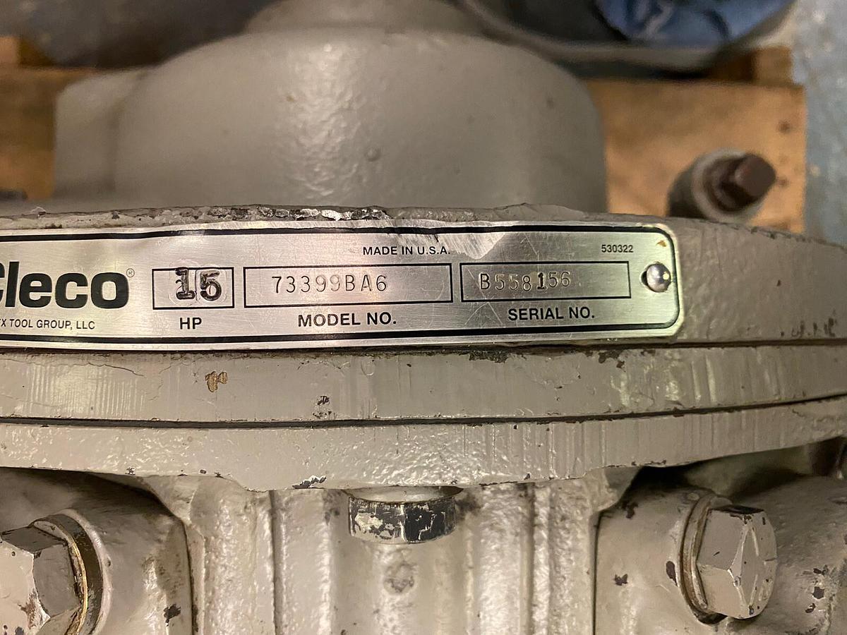 Used Apex Cleco,73399BA6,Series MM 15HP Radial Air Motor