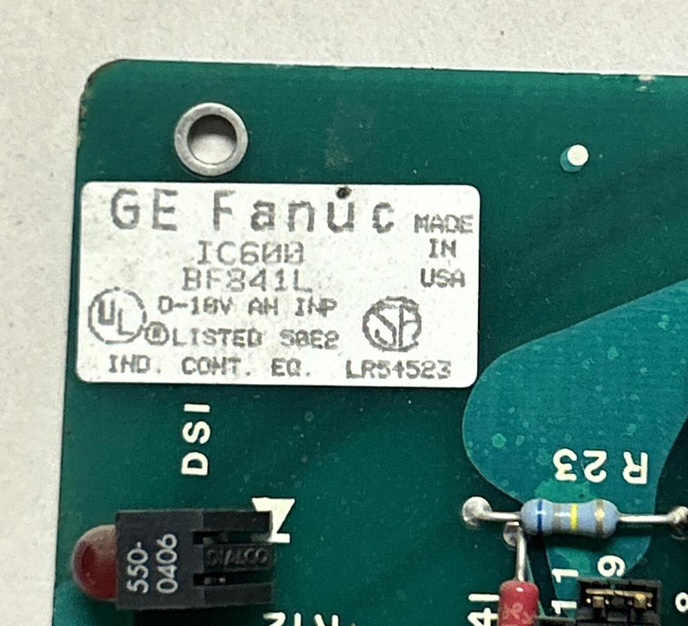 Used GE FANUC,IC600BF841L,ANALOG INPUT MODULE