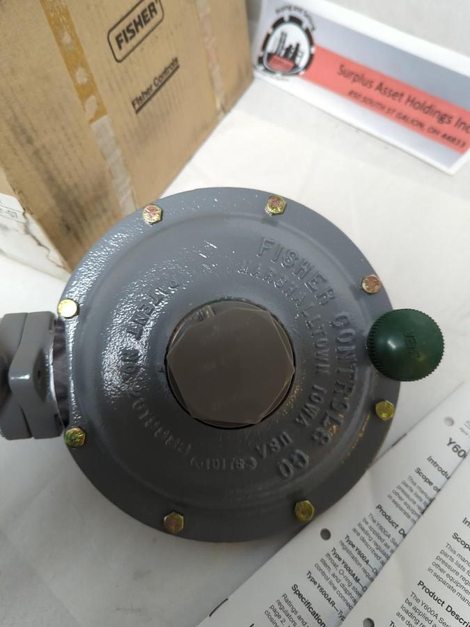 FISHER CONTROLS,Y600A-133,PRESSURE CONTROL VALVE NOS