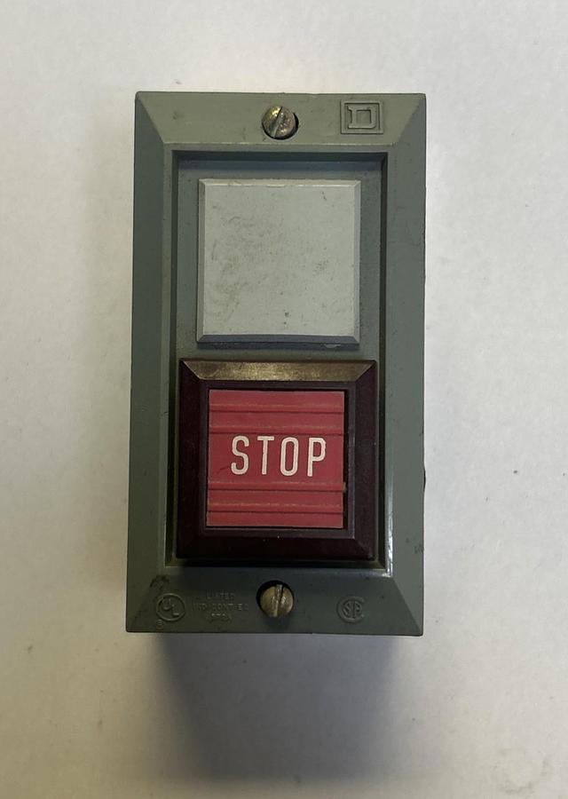 SQUARE D,9001BG107,PUSH BUTTON CONTROL STATION NOS