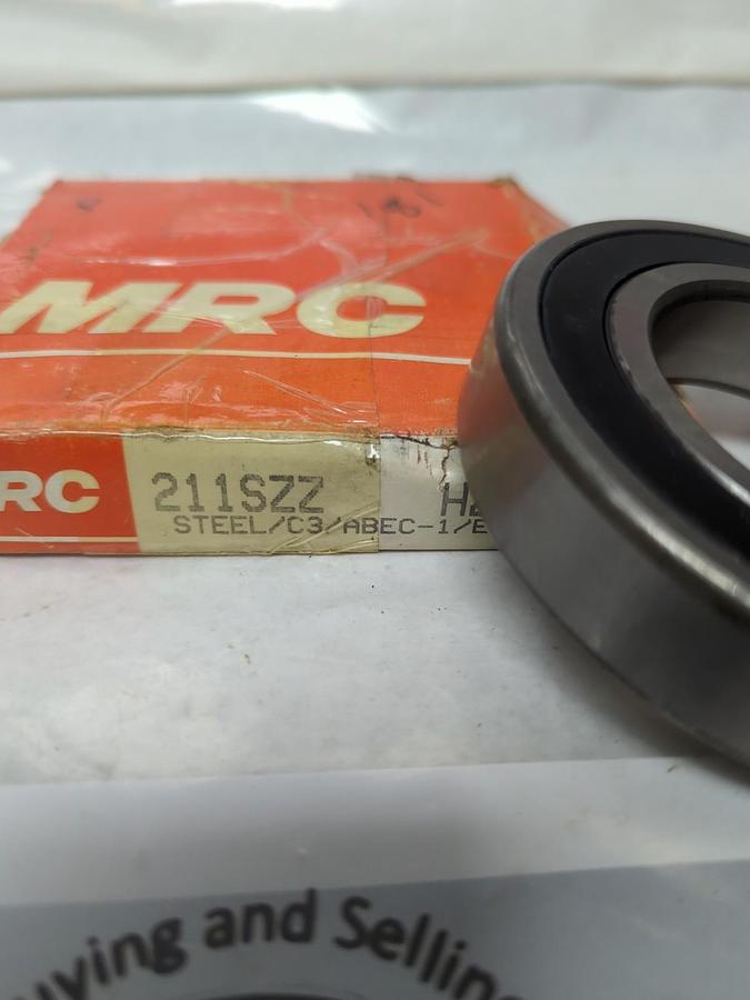 MRC,211SZZ,DEEP GROOVE BALL BEARING 55MM BORE NOS