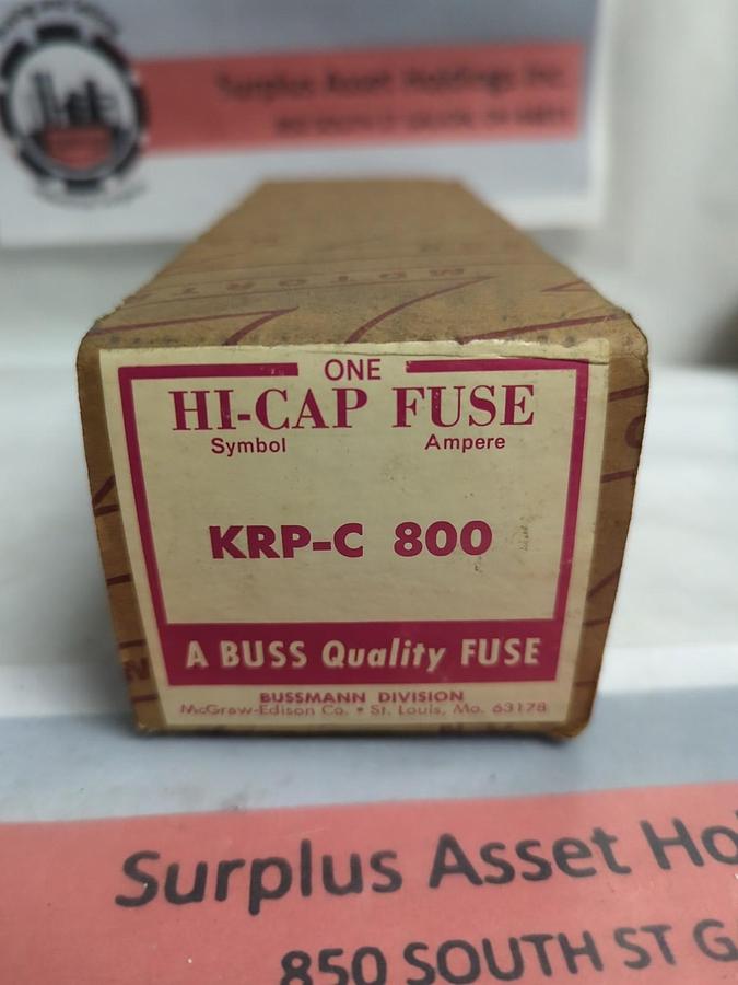 COOPER BUSSMANN,KRP-C 800,HI-CAP 800 AMP FUSE NOS