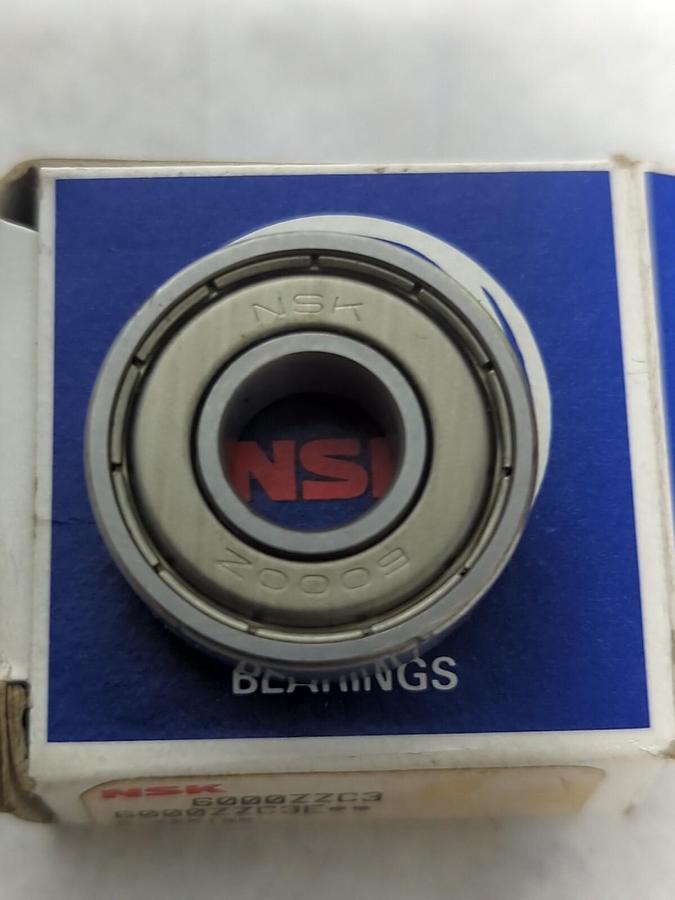 NSK,6000ZZC3,DEEP GROOVE BALL BEARING LOT OF 3 NOS