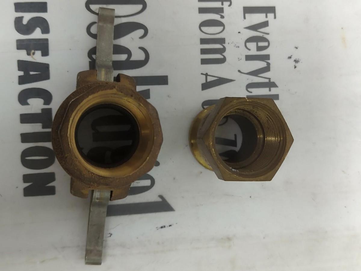 DIXON ANDREWS,100-A,1 INCH 100-D BRASS COUPLING-COUPLER SET NOS