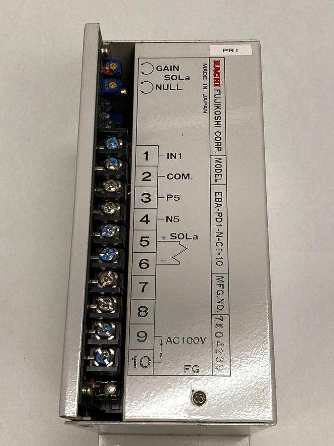 Used Nachi Fujikoshi,EDA-PD1-N-C1-10,Multi Function Power Amplifier
