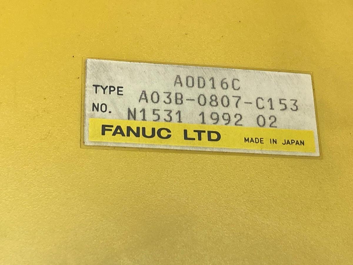 Used Fanuc,A03B-0807-C153,PLC Module