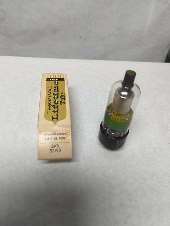 REALISTIC,3A3 3AW3,ELECTRONIC TUBE NOS