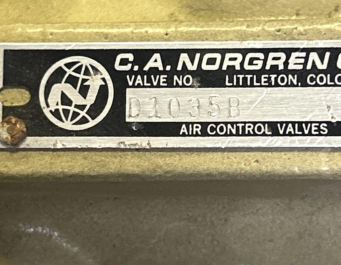 Used NORGREN,D1035B,SOLENOID VALVE