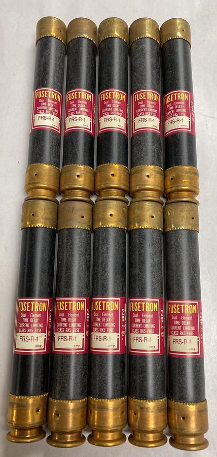 Bussmann,FRS-R-1,Fusetron Fuse Lot OF 10 New In Box