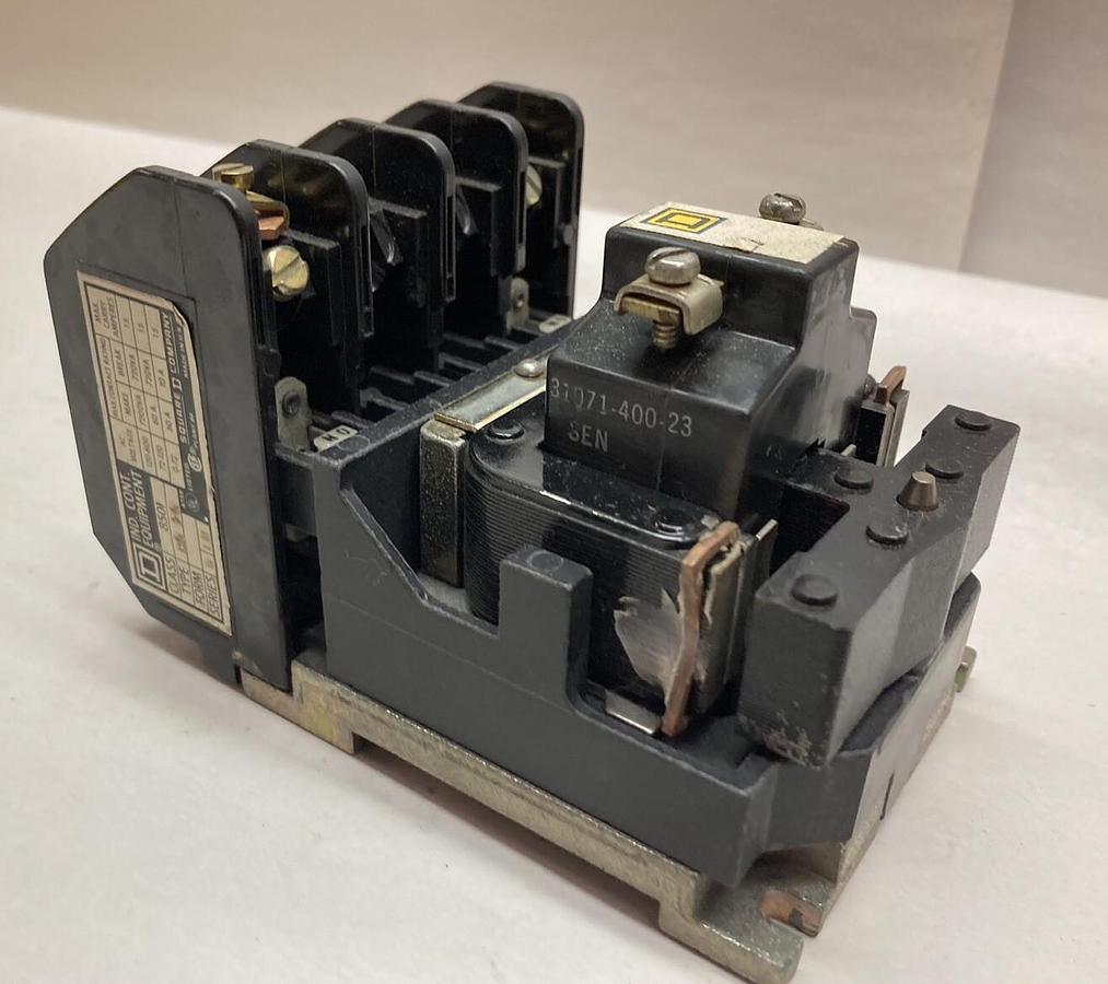 Square D,Class 8501 Type H0 20,AC Control Relay Ser D