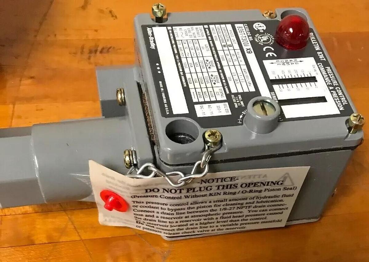 Allen Bradley,836T-T300JX9,Pressure Control Switch