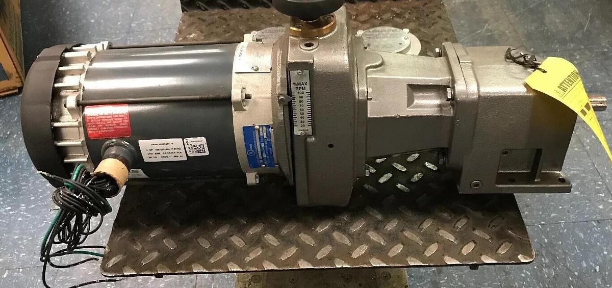 Nord,SK02-RV20,Mechanical Variable GEAR MOTOR REDUCER SK02-RV20 1HP RATIO 20.59