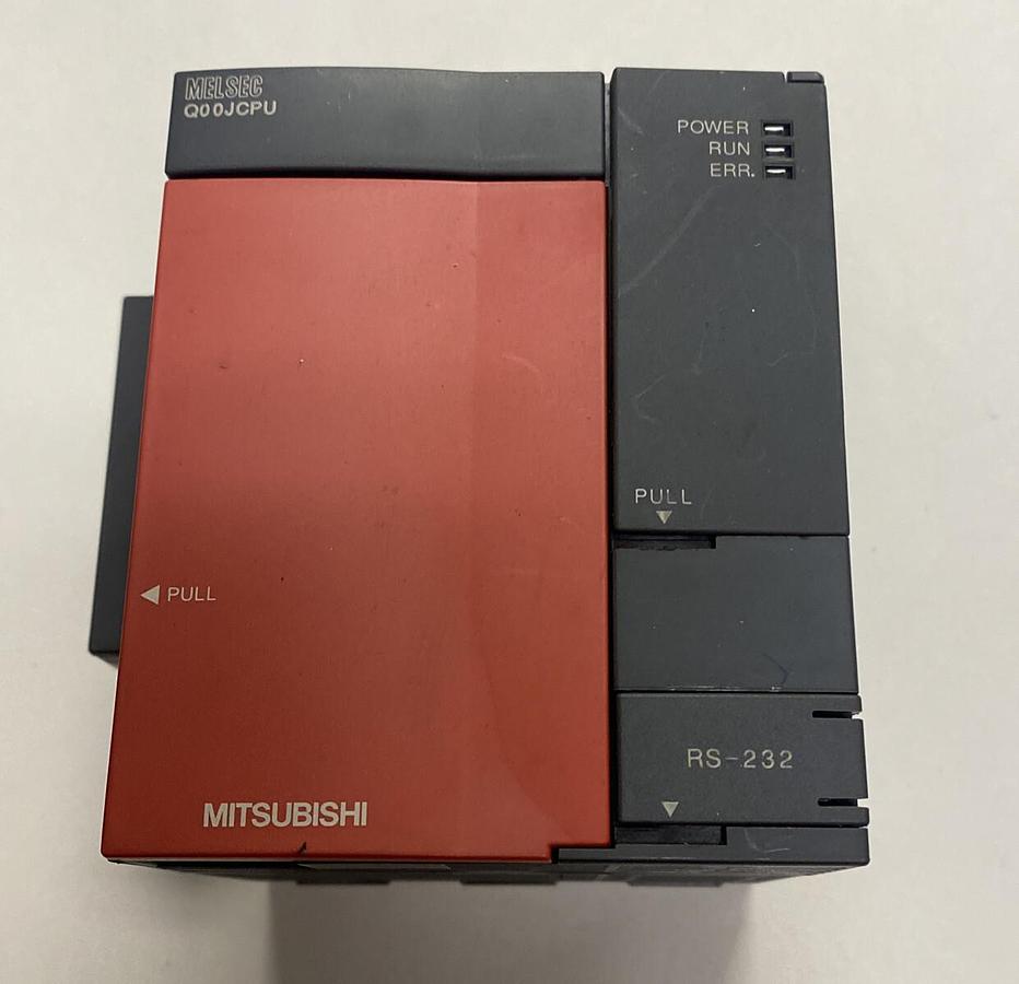 Used MITSUBISHI,Q00JCPU,POWER SUPPLY AND CPU MODULE