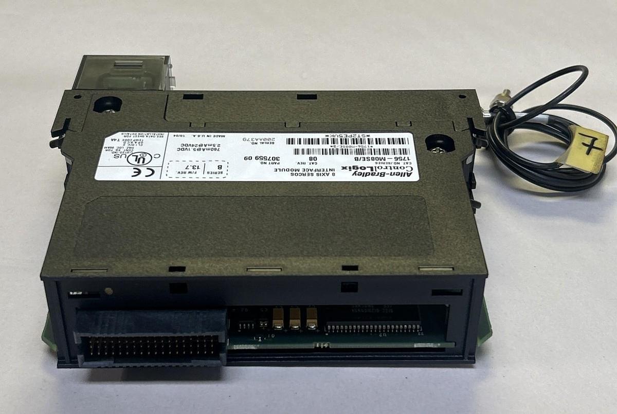 Used ALLEN BRADLEY,1756-M08SE,8 AXIS SERCOS INTERFACE MODULE