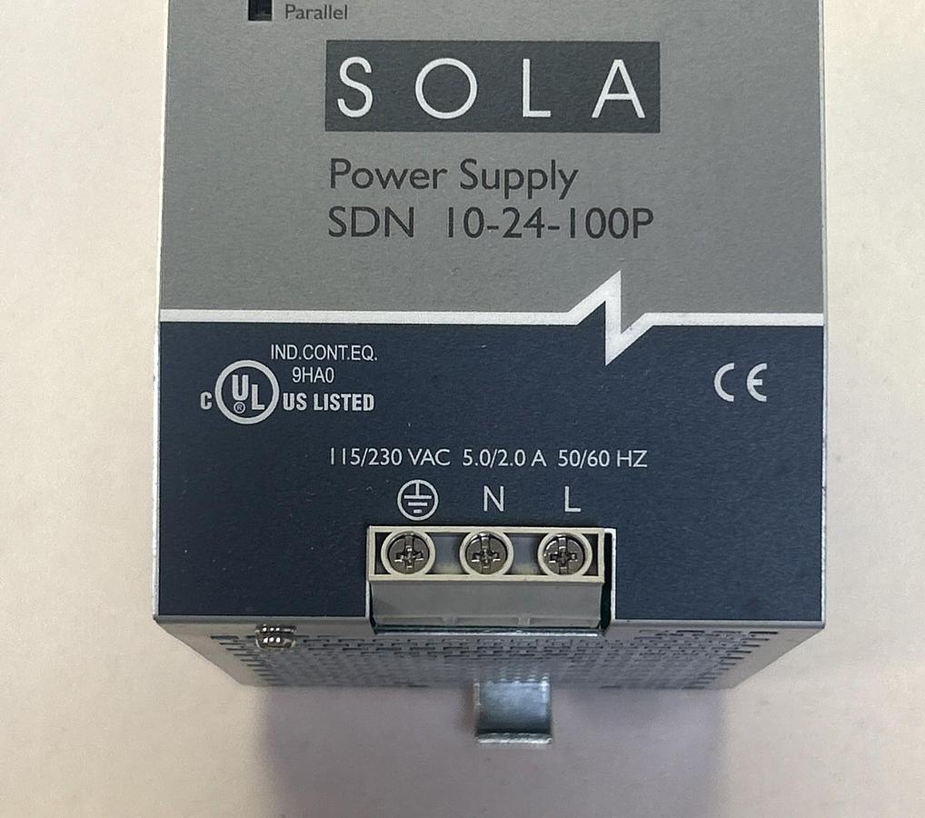 EMERSON SOLA,SDN10-24-100P,POWER SUPPLY 115/230V NOS