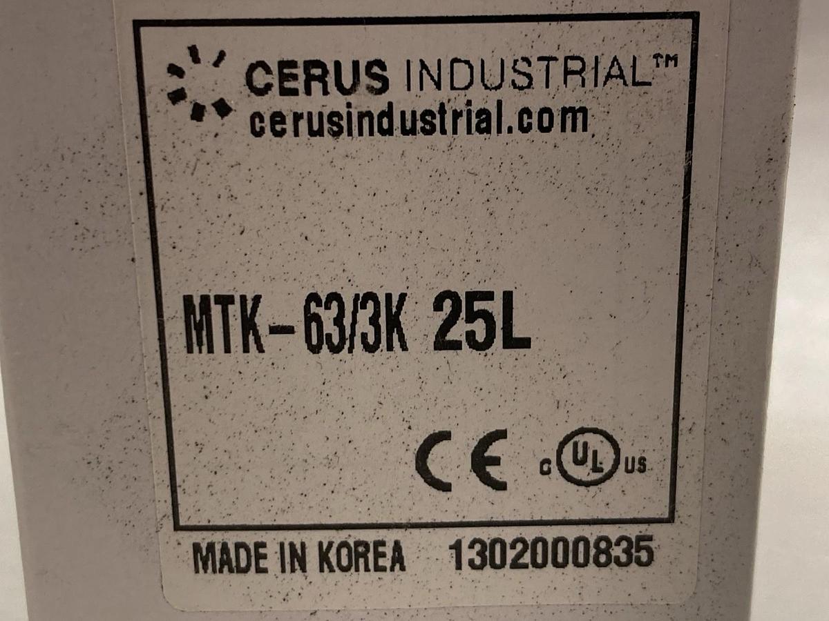 Cerus Industrial,MTK-63/3K 25L,Thermal Overload Relay 10A 6kV