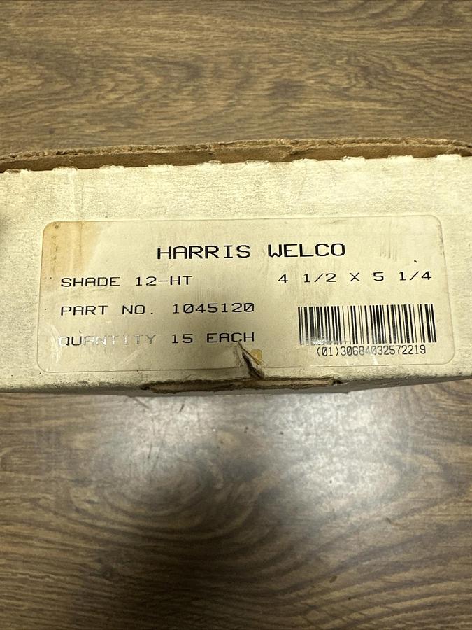 Harris Welco,1045120,Filter Lens Shade 12 BOX of 13