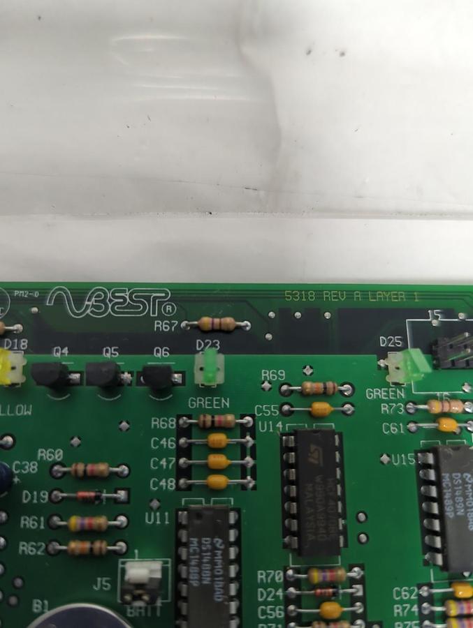 Used BEST,5318,CIRCUIT BOARD REV A PRE-OWNED