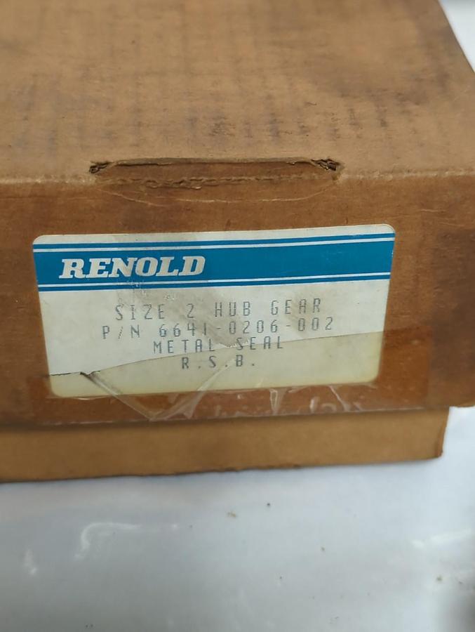 RENOLD,6641 0206-002,SIZE 2 HUB GEAR NOS