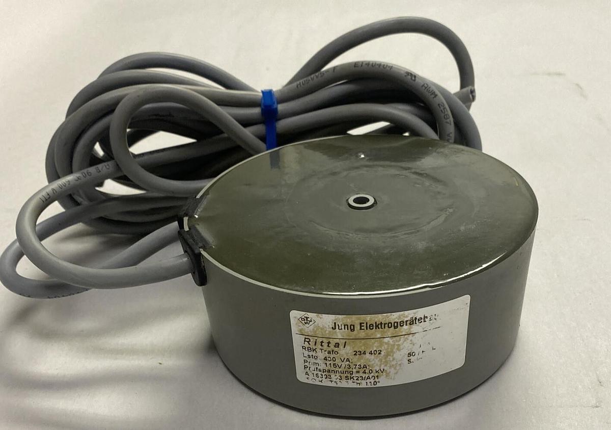 Used RITTAL,234402,TRANSFORMER 3.73A 115V 50/60 HZ