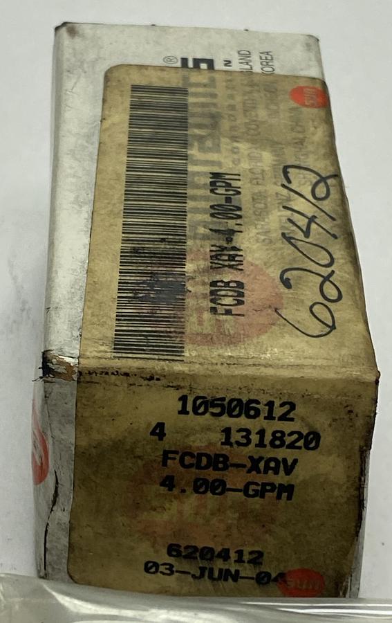 SUN HYDRAULICS,FCDBXAV 4.00-GPM,Flow Control Claridge NOS
