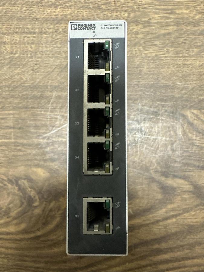 Used Phoenix Contact,SFNB 5TX,FL Ethernet Switch