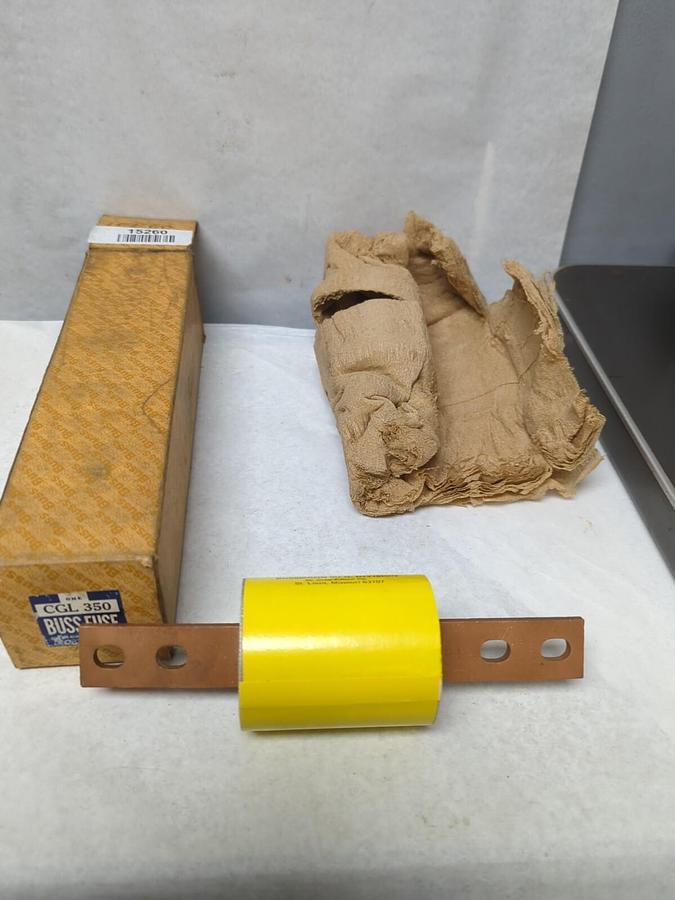COOPER BUSSMANN,CGL-350,TRON FUSIBLE HRC II FUSE 350 350 AMP NOS