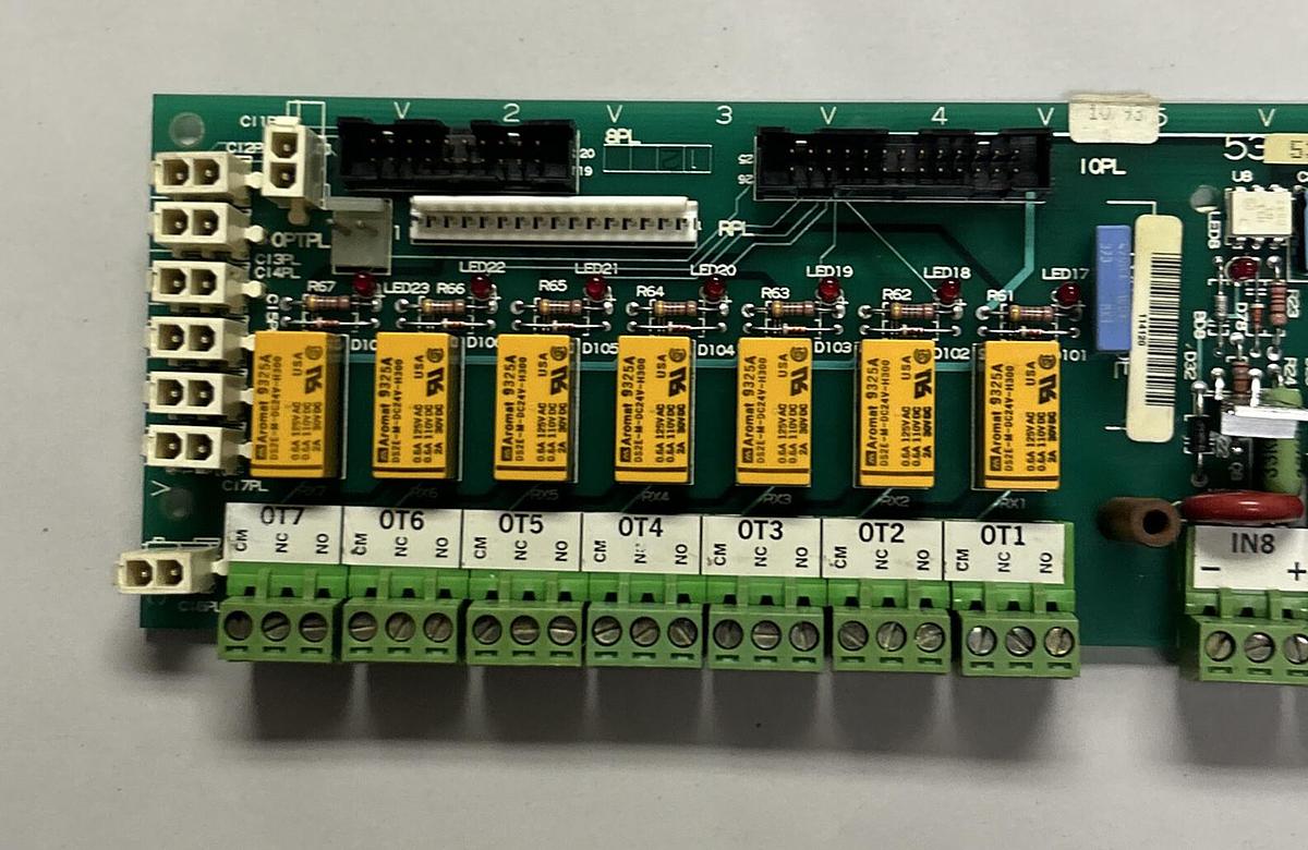 Used GENERAL ELECTRIC,531X307LTBAEG1,LAN I/O TERMINAL BOARD
