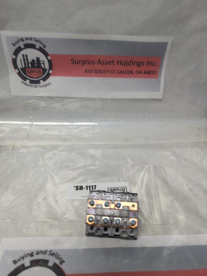 Used DUCT-O-WIRE,SP-2,TWO SPEED SWITCH 4-N.O. MISSING SCREWS PRE-OWNED