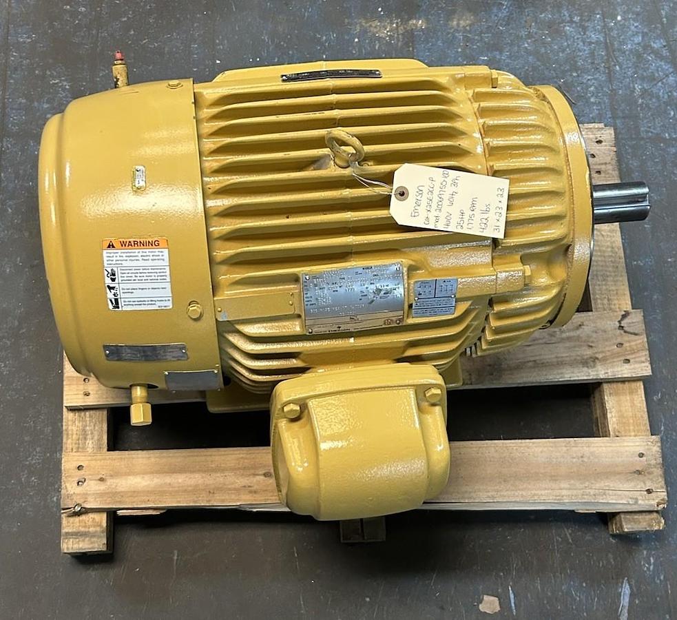 EMERSON,X25E2CC-P,MOTOR 25HP 460V 1775RPM 3PH 286TC FRAME