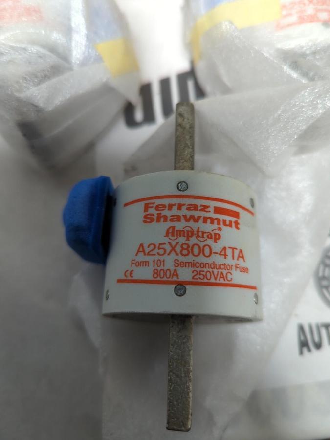 FERRAZ SHAWMUT,A25X800-4TA,SEMICONDUCTOR FUSES 800A 250V BOX OF 3 NOS