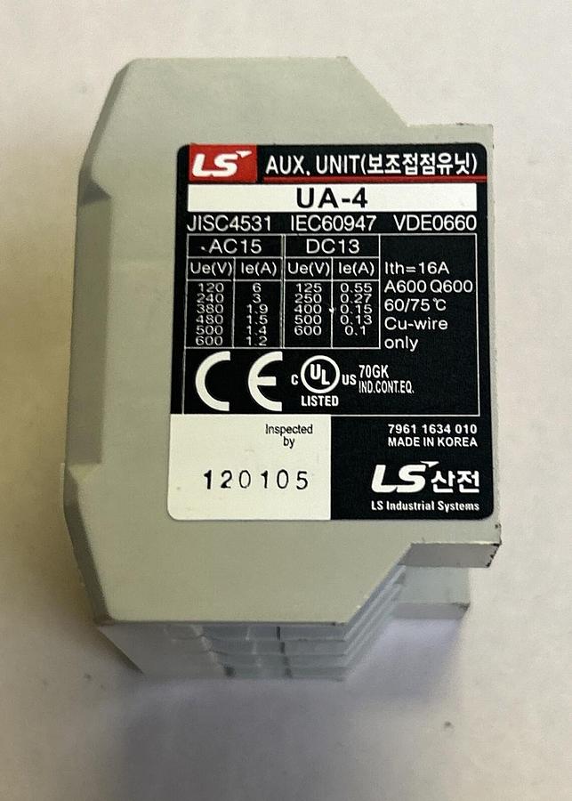 LS,UA-4,AUXILIARY CONTACT NOS