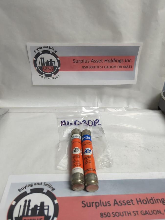 Used FERRAZ SHAWMUT,A6D30R,SMART-SPOT 30 AMP FUSE LOT OF 2 PRE-OWNED