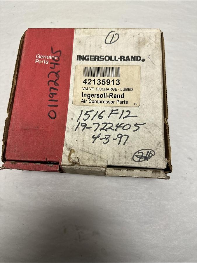 Used Ingersoll-Rand,42135913,Air Compressor Discharge Valve