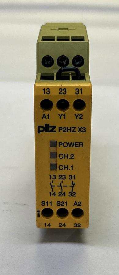Used PILZ,P2HZ-X3-24VDC-2N/O-1N/C,SAFETY RELAY