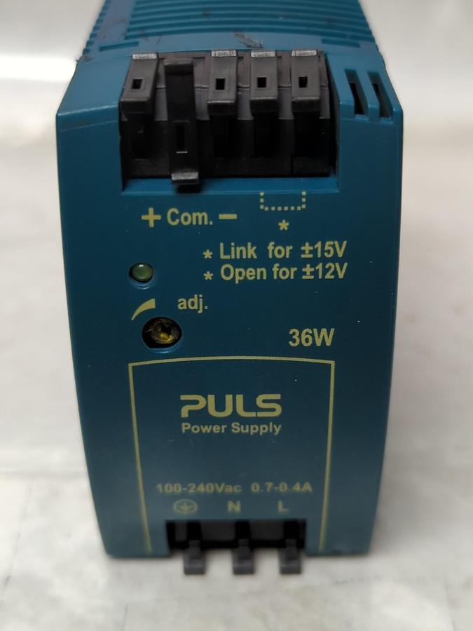 Used PULS,ML30.106,POWER SUPPLY 100-240VAC 0.7-0.4A PRE-OWNED