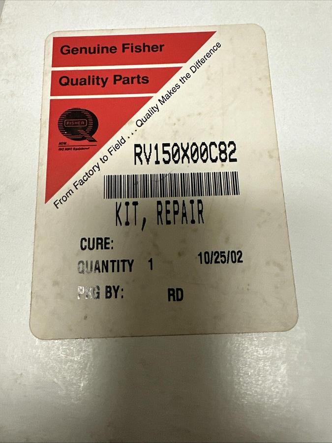 Used Fisher,RV150X00C82,2" Repair Kit QTY 1