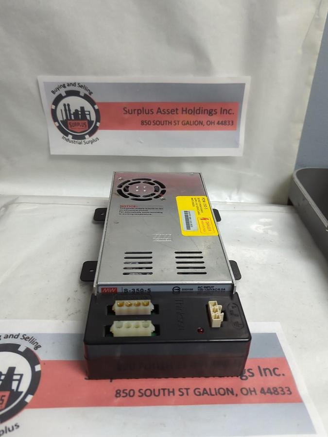 Used MW,S-350-5-POW-350-5,POWER SUPPLY AC INPUT 100-120V AC/6.5A PRE-OWNED