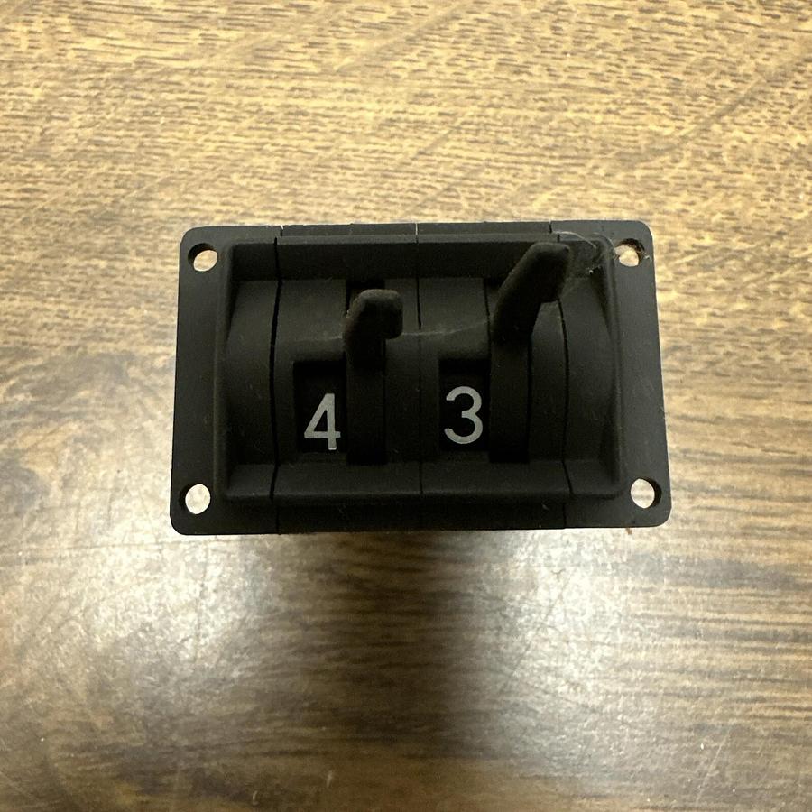 Used Digitran,28031-2,Rotary Thumbwheel Counter