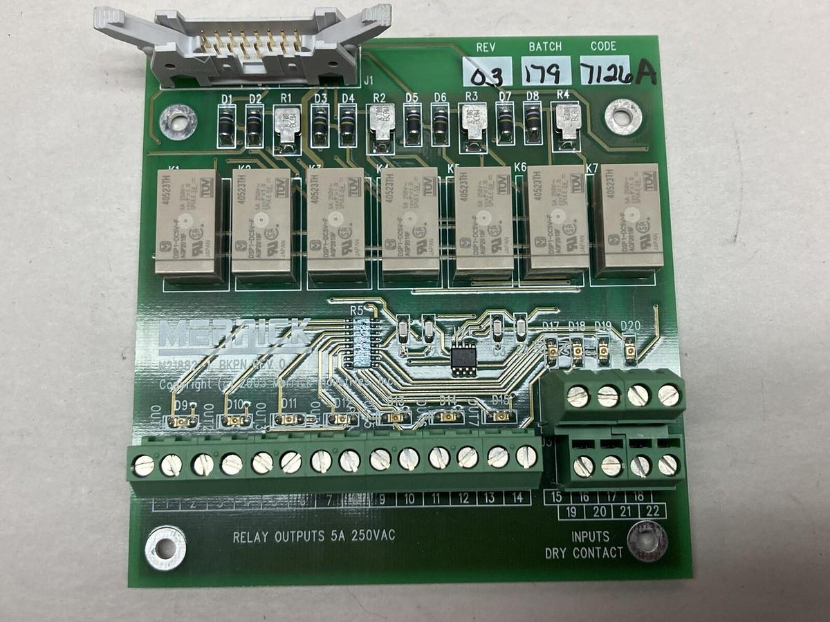 Merrick,M21882-1,Relay Output Board Assembly 5A 250VAC Rev 0