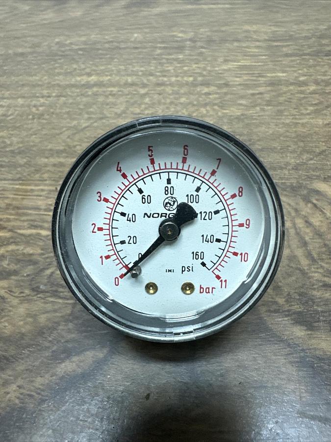 Norgren,18-013-209,Pressure Gauge 160 Psi